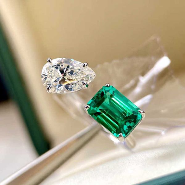 band rings new trendy jewelry ring green crystal zircon open rings for women luxury ins style party dinner jewelry wholesale aa230529, Silver
band rings new trendy jewelry ring green crystal zircon open rings for women luxury ins style party dinner jewelry wholesale aa230529, Silver