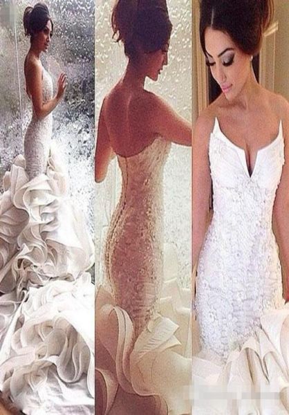 real pos mermaid wedding dresses with v neck full lace cascading ruffles 2020 summer bridal gowns for church wedding p9037669, White
real pos mermaid wedding dresses with v neck full lace cascading ruffles 2020 summer bridal gowns for church wedding p9037669, White