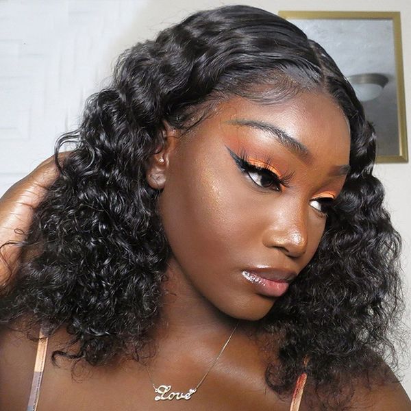 bob hair wig human hair deep wave frontal wigs brazilian pre plucked water t-prat wig 13x4 hd transparent curly lace front wig, Black;brown
bob hair wig human hair deep wave frontal wigs brazilian pre plucked water t-prat wig 13x4 hd transparent curly lace front wig, Black;brown