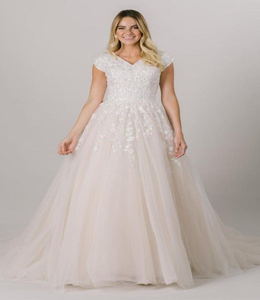 2021 champagne modest wedding dresses cap sleeves v neck buttons beaded lace lds bridal gowns country religious bride dress9939307, White
2021 champagne modest wedding dresses cap sleeves v neck buttons beaded lace lds bridal gowns country religious bride dress9939307, White