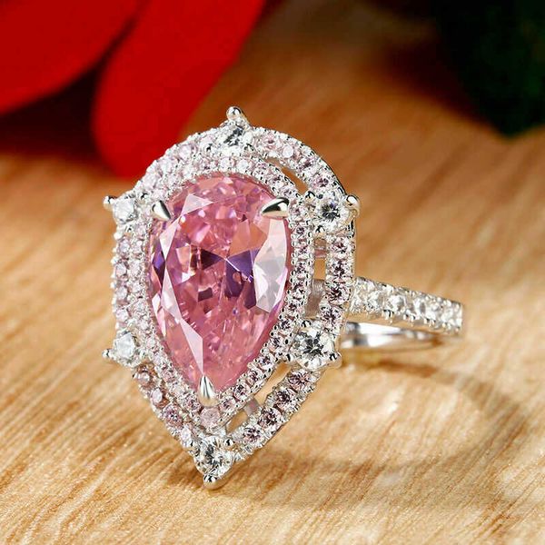 band rings huitan pear shaped pink cubic zirconia female finger ring for dance party gorgeous women accessories wedding bands trend jewelry, Silver
band rings huitan pear shaped pink cubic zirconia female finger ring for dance party gorgeous women accessories wedding bands trend jewelry, Silver