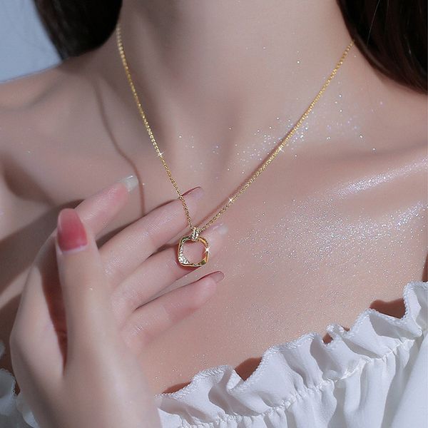 pendant necklaces simple square micro inlaid zircon pendant necklace for women's light luxury and niche new trend, summer style design, Silver
pendant necklaces simple square micro inlaid zircon pendant necklace for women's light luxury and niche new trend, summer style design, Silver