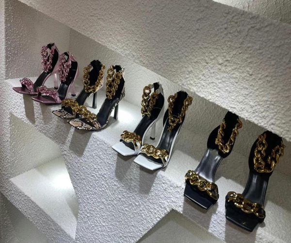2021 stilettos sandals women real leather narrow band metal chain ankle strap sandalias summer elegant banquet shoes4336729, Black
2021 stilettos sandals women real leather narrow band metal chain ankle strap sandalias summer elegant banquet shoes4336729, Black