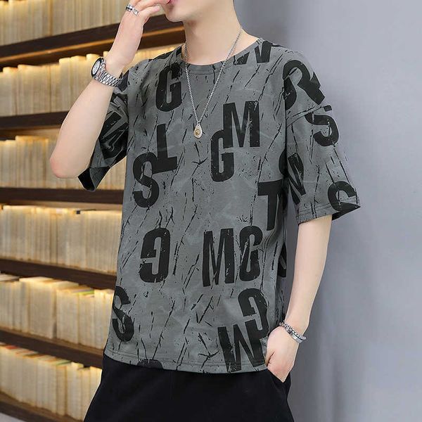 summer youth new short sleeve t-shirt casual, handsome, loose fitting fashion clothes, printed fashion brand round neck t-shirt for men77r8, White;black
summer youth new short sleeve t-shirt casual, handsome, loose fitting fashion clothes, printed fashion brand round neck t-shirt for men77r8, White;black