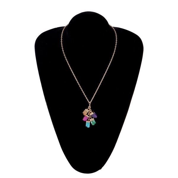 designer jewelry fashion color crystal gem pendant necklace, punk exaggerated trend of the necklace hand-made necklace pendant necklace tren, Silver
designer jewelry fashion color crystal gem pendant necklace, punk exaggerated trend of the necklace hand-made necklace pendant necklace tren, Silver