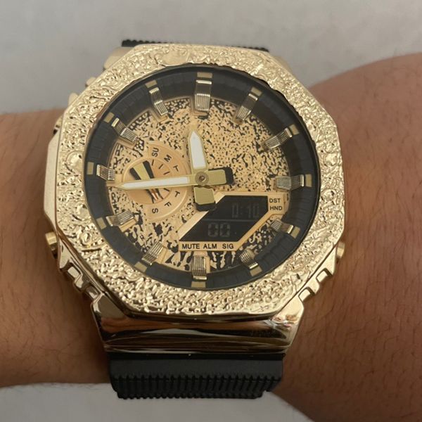 2023 silcone a watch men sport wr200ar g watches army military shocking waterproof watch all pointer work digital p wristwatch 2100 w-out-b, Slivery;brown
2023 silcone a watch men sport wr200ar g watches army military shocking waterproof watch all pointer work digital p wristwatch 2100 w-out-b, Slivery;brown