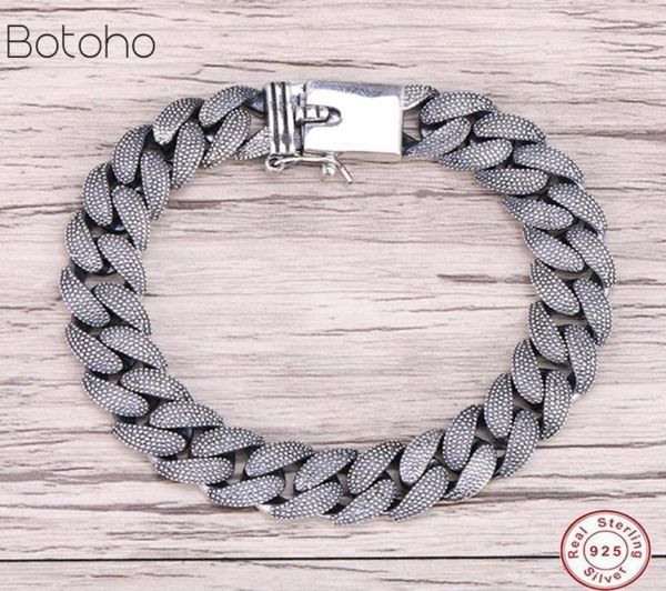 100 s925 sterling silver punk rock men women bracelets bangles hiphop never fade chain bracelet jewelry lover vintage link50233767013540, Black
100 s925 sterling silver punk rock men women bracelets bangles hiphop never fade chain bracelet jewelry lover vintage link50233767013540, Black