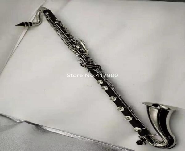 new arrival margewate low c clarinet silver plated keys bass clarinet professional musical instrument with mouthpiece case6332121
new arrival margewate low c clarinet silver plated keys bass clarinet professional musical instrument with mouthpiece case6332121