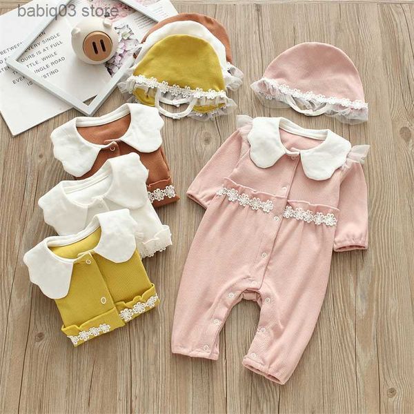 rompers spring autumn newborn baby girl one piece clothes flowers girls jumpsuit sets bodysuit+ hats t230529, Blue
rompers spring autumn newborn baby girl one piece clothes flowers girls jumpsuit sets bodysuit+ hats t230529, Blue