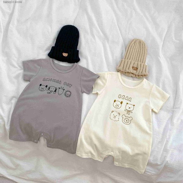 rompers 2023 new summer newborn infant boy short sleeve romper cute cartoon print baby cotton loose jumpsuit toddler clothes 0-24m t230529, Blue
rompers 2023 new summer newborn infant boy short sleeve romper cute cartoon print baby cotton loose jumpsuit toddler clothes 0-24m t230529, Blue