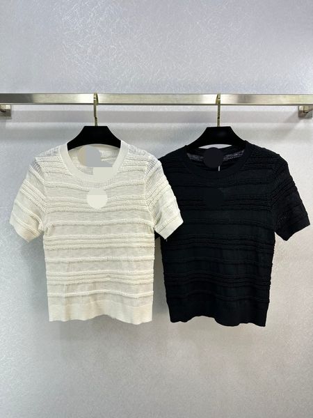 521 l 2023 summer sweaters women's pullover sweater black white striped crew neck short sleeve brand same style women's weilank821, White;black
521 l 2023 summer sweaters women's pullover sweater black white striped crew neck short sleeve brand same style women's weilank821, White;black