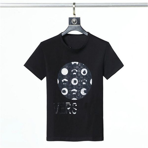 summer new men's t-shirt fashion trend designer european and american style printed personality hundred match young charm internet cele, White;black
summer new men's t-shirt fashion trend designer european and american style printed personality hundred match young charm internet cele, White;black