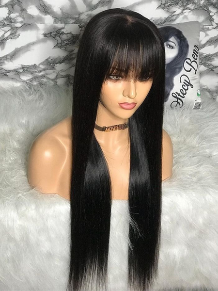 100% human hair wig with bangs short bob human hair wigs for black women brazilian straight black 30 inch long fringe wig, Black;brown
100% human hair wig with bangs short bob human hair wigs for black women brazilian straight black 30 inch long fringe wig, Black;brown