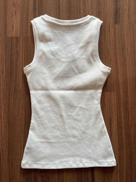 women cropped t shirts tank anagram regular cotton jersey camis female femme knits tees designer embroidery knitted sport breathable yoga ve, White
women cropped t shirts tank anagram regular cotton jersey camis female femme knits tees designer embroidery knitted sport breathable yoga ve, White