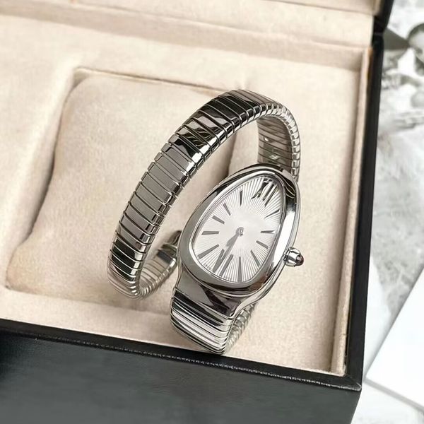 2023 luxury women's watch snake goddess designer fashion inlaid crystal diamond watch same all diamond birthday gift bracelet, Slivery;brown
2023 luxury women's watch snake goddess designer fashion inlaid crystal diamond watch same all diamond birthday gift bracelet, Slivery;brown