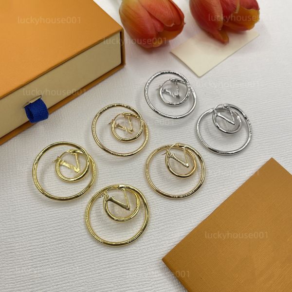 new charm designer fashion womens geometric round earrings charm earrings luxury letter earrings 18k gold plated womens wedding party jewelr, Golden;silver
new charm designer fashion womens geometric round earrings charm earrings luxury letter earrings 18k gold plated womens wedding party jewelr, Golden;silver