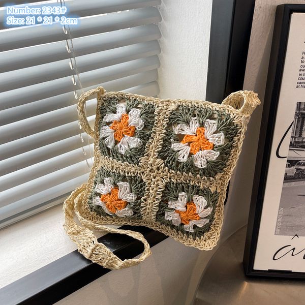 factory wholesale ladies shoulder bags 3 colors summer seaside holiday leisure straw bag small fresh hollow crocheted handbag sweet woven ba
factory wholesale ladies shoulder bags 3 colors summer seaside holiday leisure straw bag small fresh hollow crocheted handbag sweet woven ba