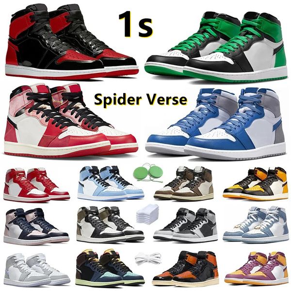 jumpman 1 men women 1s basketball shoes spider verse palomino lucky green bred patent lost found true blue starfish dark mocha yellow toe ta
jumpman 1 men women 1s basketball shoes spider verse palomino lucky green bred patent lost found true blue starfish dark mocha yellow toe ta