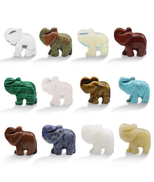 12pcslot natural crystal stone carving elephants beads 16x28x37mm decoration ornaments carving animals gem stones beads4739993, Black
12pcslot natural crystal stone carving elephants beads 16x28x37mm decoration ornaments carving animals gem stones beads4739993, Black