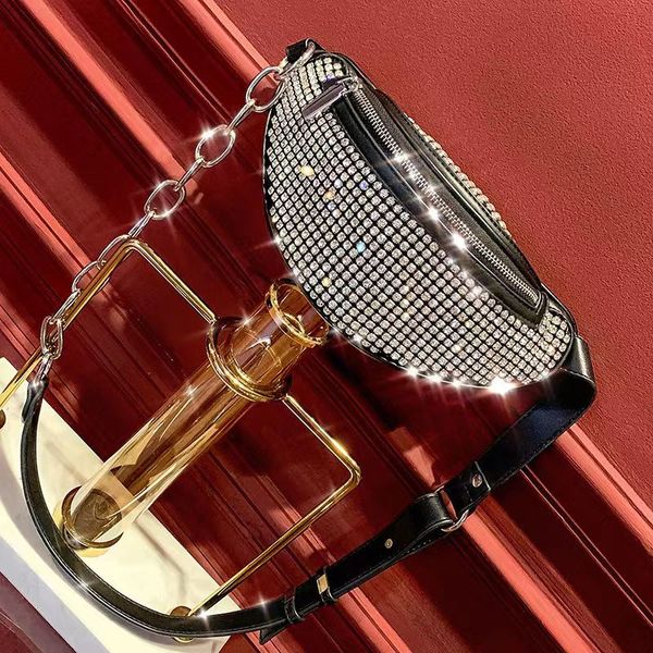 new dumpling bag with drill super net red texture bright drill fanny pack fashion everything chain chest bag
new dumpling bag with drill super net red texture bright drill fanny pack fashion everything chain chest bag