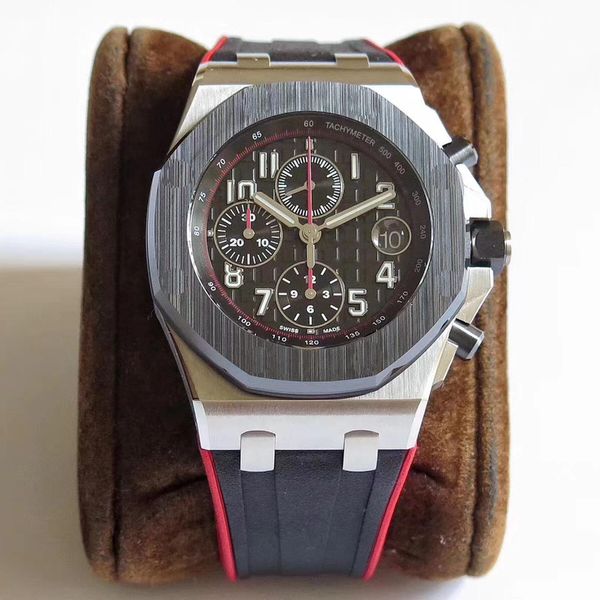 the red devils luxury fashion men sports automatic watch 3126 mechanical timer code white ceramic ring mouth multi function offshore watches, Slivery;brown
the red devils luxury fashion men sports automatic watch 3126 mechanical timer code white ceramic ring mouth multi function offshore watches, Slivery;brown
