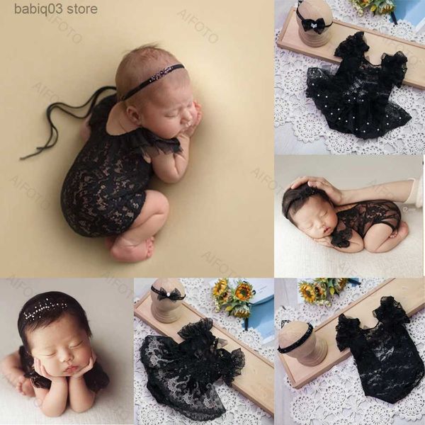 rompers newborn pgraphy props girl dresses black lace headband set outfits bodysuits romper for baby p shoot studio accessories t230529, Blue
rompers newborn pgraphy props girl dresses black lace headband set outfits bodysuits romper for baby p shoot studio accessories t230529, Blue