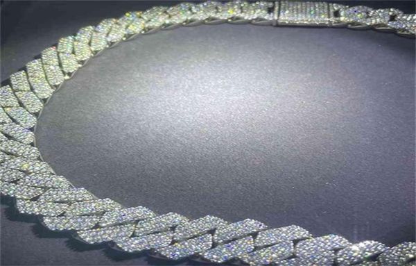 suitable for daily wear 925 sier material 15mm 18mm wide 3 rows moissnaite diamond necklace cuban link chain272z8027693, Silver
suitable for daily wear 925 sier material 15mm 18mm wide 3 rows moissnaite diamond necklace cuban link chain272z8027693, Silver