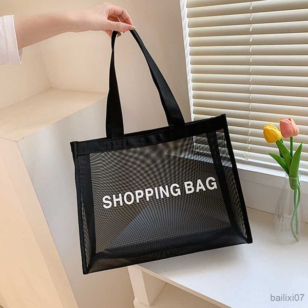 other bags women's transparent mesh shopping bag letter printed tote bag large capacity shoulder beach bags for summer vacation swimmin, Black;red
other bags women's transparent mesh shopping bag letter printed tote bag large capacity shoulder beach bags for summer vacation swimmin, Black;red
