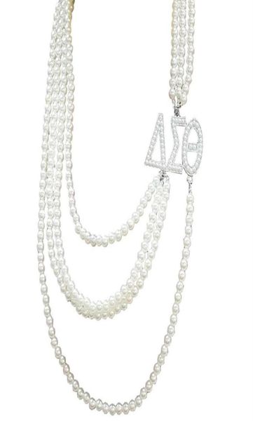 greek sorority multilayer long pearl delta sigma theta letters pendant jewelry dst custom necklace24708733196, Silver
greek sorority multilayer long pearl delta sigma theta letters pendant jewelry dst custom necklace24708733196, Silver