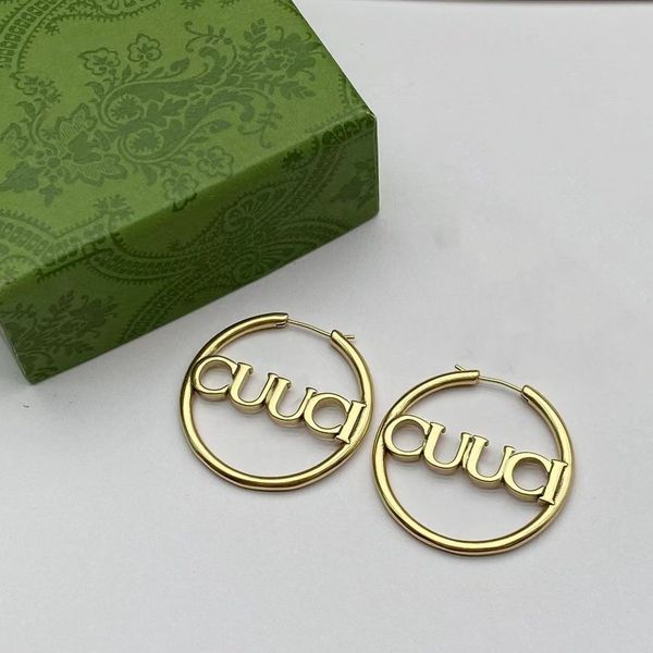 large hoop earrings brand designer classic 18k gold-plated brass material letter gg earrings pendant ggity earring ladies guccie earrings fa, Golden;silver
large hoop earrings brand designer classic 18k gold-plated brass material letter gg earrings pendant ggity earring ladies guccie earrings fa, Golden;silver