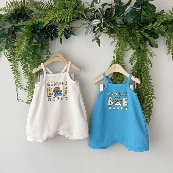 rompers summer 2023 infant baby boys clothes sling solid cute bear waffle letter printed cotton overalls romper newborn boys clothing t23052, Blue
rompers summer 2023 infant baby boys clothes sling solid cute bear waffle letter printed cotton overalls romper newborn boys clothing t23052, Blue
