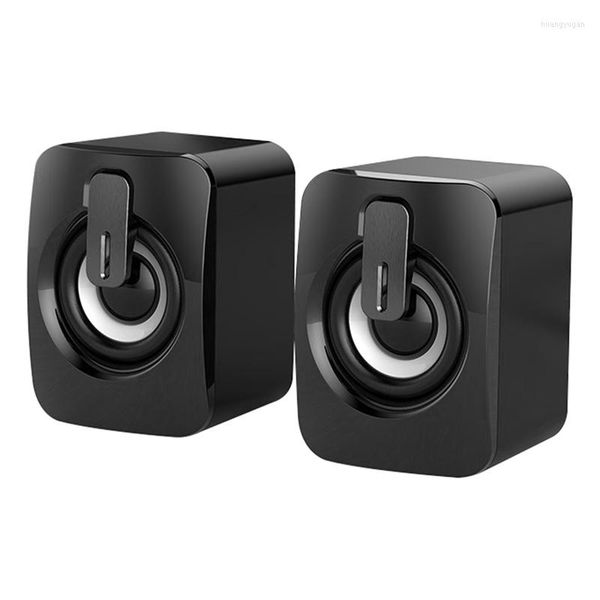 Image of Combination Speakers Desktop Computer Audio USB Wired Stereo Subwoofer Speaker For Laptop Multimedia