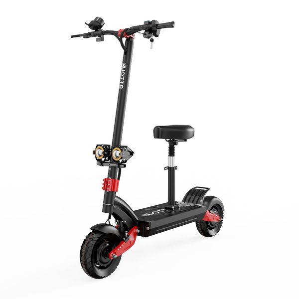 Image of EU STOCK DUOTTS D10 Electric Scooter with Seat 1600W*2 Dual Drive E-scooter 20.8AH Battery 65km/h Max Speed 60km Range