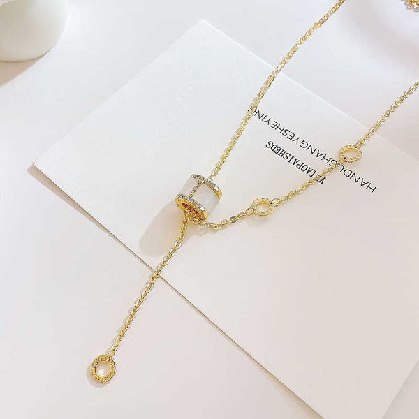 korean new small waist cat's eye stone necklace cool style letter clavicle chain fashion design women's pendant, Silver
korean new small waist cat's eye stone necklace cool style letter clavicle chain fashion design women's pendant, Silver