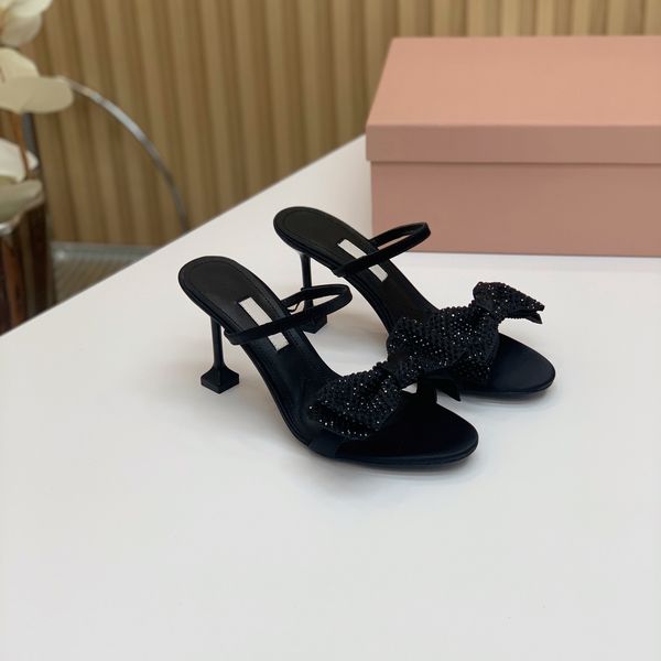 famous designer sandals women high heel sandals luxury women slippers rhinestone bow decoration brand slippers sliders fashion high heels, Black
famous designer sandals women high heel sandals luxury women slippers rhinestone bow decoration brand slippers sliders fashion high heels, Black