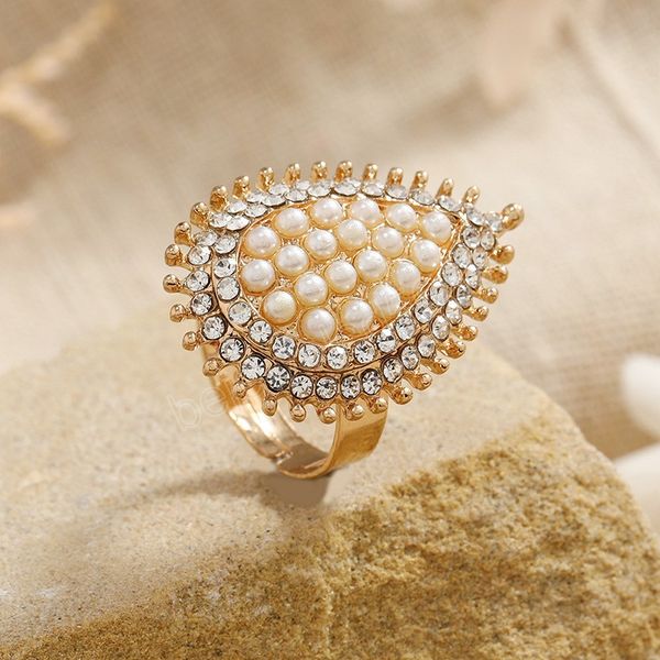 vintage wedding rings for women water drop pearl rhinestone engagement ring bridal temperament jewelry adjustable ring, Silver
vintage wedding rings for women water drop pearl rhinestone engagement ring bridal temperament jewelry adjustable ring, Silver