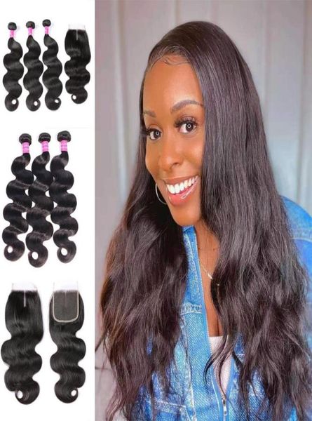 whole body wave 3 bundles with lace closure 44 unprocessed natural 1b color remy human bundles hair extensions51111821926021, Black
whole body wave 3 bundles with lace closure 44 unprocessed natural 1b color remy human bundles hair extensions51111821926021, Black