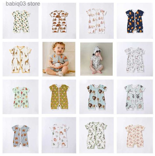 rompers newborn baby cotton rompers cartoon short sleeve jumpsuits bodysuit t230529, Blue
rompers newborn baby cotton rompers cartoon short sleeve jumpsuits bodysuit t230529, Blue