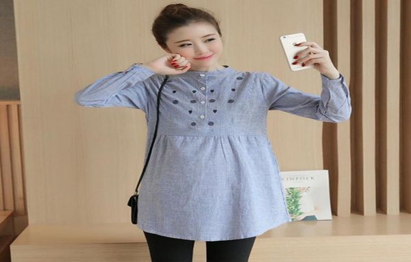 waist pleated embroidery cotton maternity shirt summer autumn blouse clothes for pregnant women pregnancy clothing7322265, White
waist pleated embroidery cotton maternity shirt summer autumn blouse clothes for pregnant women pregnancy clothing7322265, White