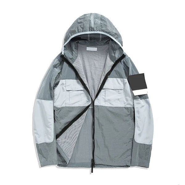 men's jackets new spring and autumn thin jacket fashion brand casual coat windbreaker metal nylon material hooded, Black
men's jackets new spring and autumn thin jacket fashion brand casual coat windbreaker metal nylon material hooded, Black