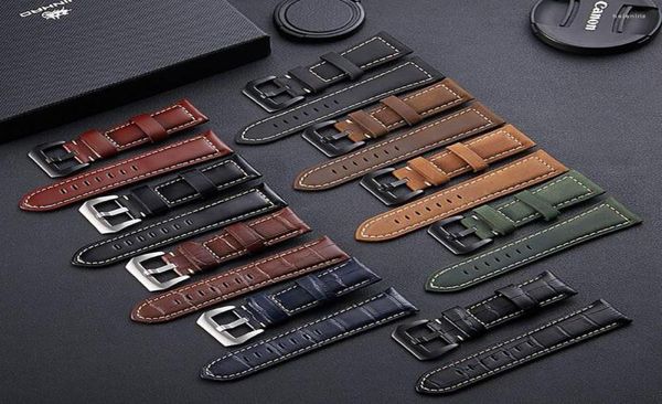 watch bands 22 24 26mm genuine scrub leather straps for pam band men039s stainless steel clasp brand sports watchbandwatch hele3304165, Black;brown
watch bands 22 24 26mm genuine scrub leather straps for pam band men039s stainless steel clasp brand sports watchbandwatch hele3304165, Black;brown