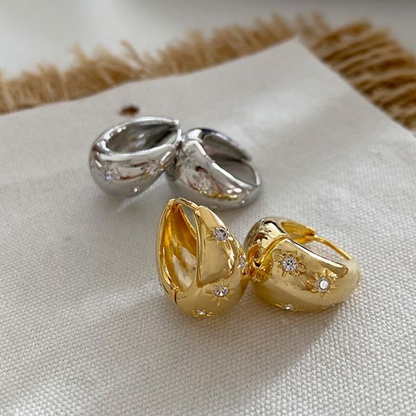 super niche design stud earrings for women fashion female gold silver electroplated copper earring jewelry gift, Golden;silver
super niche design stud earrings for women fashion female gold silver electroplated copper earring jewelry gift, Golden;silver