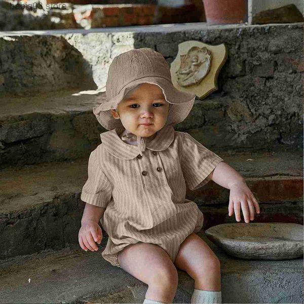 rompers summer costume school style infant outfits girl baby solid loose short sleeve bodysuit newborn boy cotton striped casual romper t230, Blue
rompers summer costume school style infant outfits girl baby solid loose short sleeve bodysuit newborn boy cotton striped casual romper t230, Blue