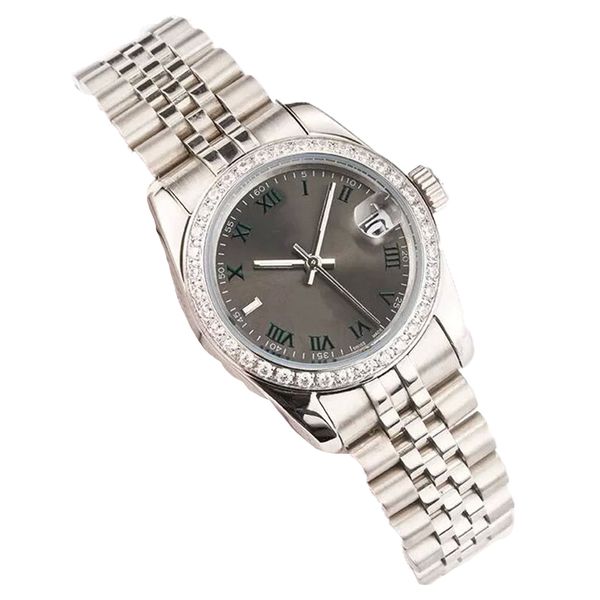 men automatic watch womens datejust diamond watches mechanical movement 36mm 41mm stainless steel band luminous dial waterproof wristwatches, Slivery;brown
men automatic watch womens datejust diamond watches mechanical movement 36mm 41mm stainless steel band luminous dial waterproof wristwatches, Slivery;brown