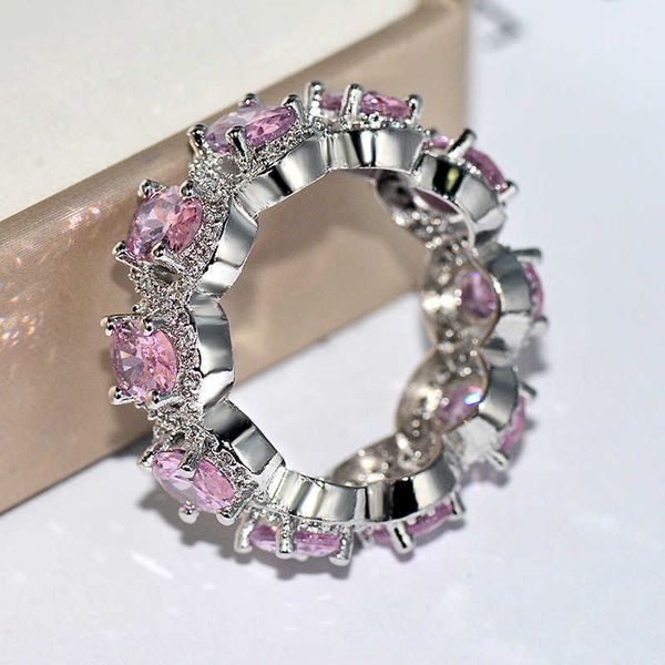 band rings fashion pink ellipse zircon rings silvery color ring for woman elegant party wedding jewelry anniversary aa230529, Silver
band rings fashion pink ellipse zircon rings silvery color ring for woman elegant party wedding jewelry anniversary aa230529, Silver