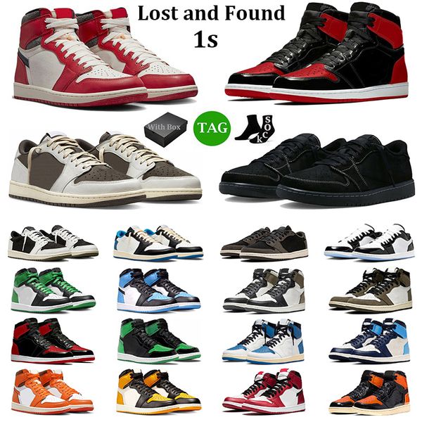 with box 1 basketball shoes men women low black phantom reverse mocha olive lost found black white unc toe lucky green mens trainer sport sn 
with box 1 basketball shoes men women low black phantom reverse mocha olive lost found black white unc toe lucky green mens trainer sport sn