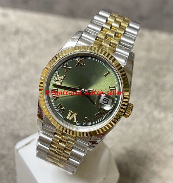 9 styles bp factory luxury womens watches 36mm 116233 126233 fluted bezel two tone gold&steel jubilee bracelet automatic movement sapphire e, Slivery;brown
9 styles bp factory luxury womens watches 36mm 116233 126233 fluted bezel two tone gold&steel jubilee bracelet automatic movement sapphire e, Slivery;brown