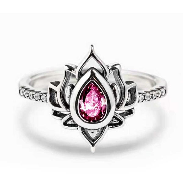 band rings huitan aesthetic lotus flower rings with water drop cz exquisite women finger-rings fancy anniversary gift new trendy jewelry aa2, Silver
band rings huitan aesthetic lotus flower rings with water drop cz exquisite women finger-rings fancy anniversary gift new trendy jewelry aa2, Silver