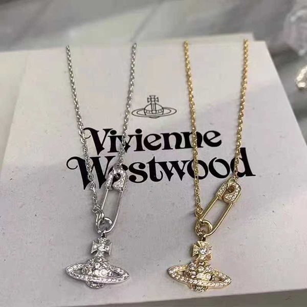 western empress dowager full diamond pins saturn necklace women's fashion advanced design planet collar chain high edition, Silver
western empress dowager full diamond pins saturn necklace women's fashion advanced design planet collar chain high edition, Silver