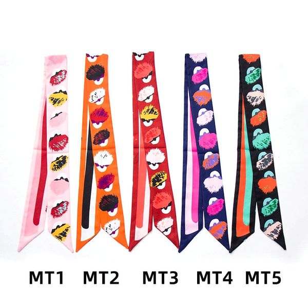 little devil print women long tie small scarf headband bag handle binding ribbon double-sided printing decoration braided hair ribbon mix se, Blue;gray
little devil print women long tie small scarf headband bag handle binding ribbon double-sided printing decoration braided hair ribbon mix se, Blue;gray